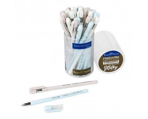 Ручка "FirstWrite.Milky" шариковая 0.5 мм, синяя (3 цвета корпуса)