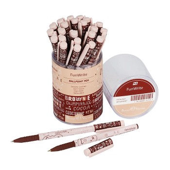 Ручка "FunWrite. Coffee Time. Глясе" шариковая, 0.5 мм, синяя