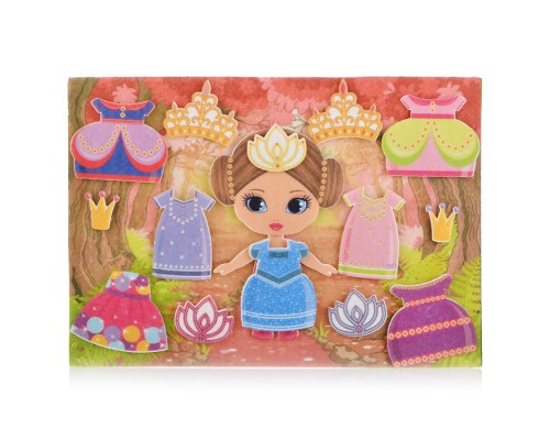 Маленькая принцесса с игровым полем фетр