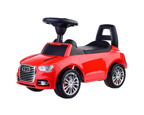 Каталка-автомобиль "SuperCar" №2 со звуковым сигналом (красная)
