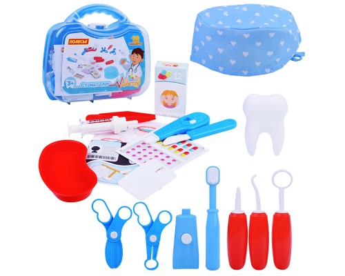Набор "Доктор" №22 "Стоматолог" (18 элементов) (в чемоданчике малом)