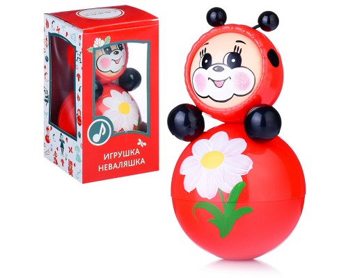 Неваляшка Божья коровка в худ. упаковке