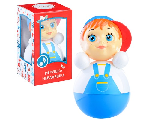 Неваляшка Мальчик в кепке в худ. упаковке