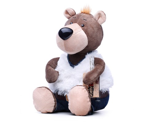 Медведь в джинсах, 26 см, в коробке