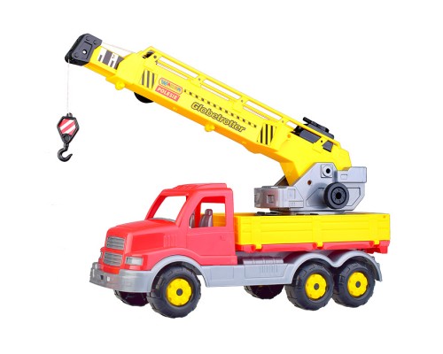 Сталкер, автомобиль-кран с поворотной платформой (в сеточке)