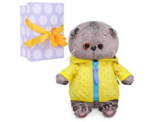 Кот Басик BABY в стеганой курточке