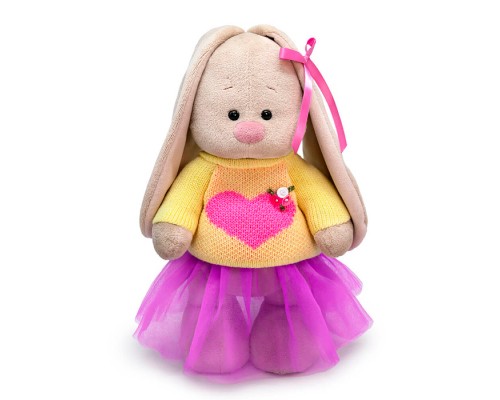 Зайка Ми в свитере с сердцем (большой)