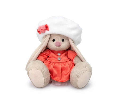 Зайка Ми в платье и берете (малый)