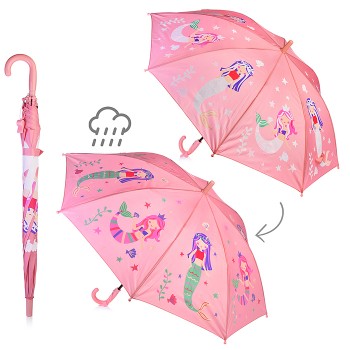 Зонт детский "Русалки" 50 см с проявлением цвета