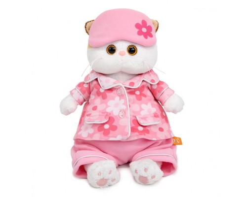 Кошечка Ли-Ли в пижаме с принтом "Цветочек"