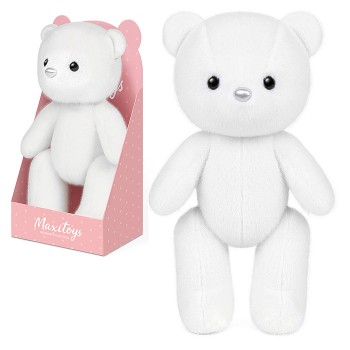 Мишка Белый, 20 см, в коробке