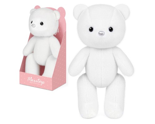 Мишка Белый, 20 см, в коробке