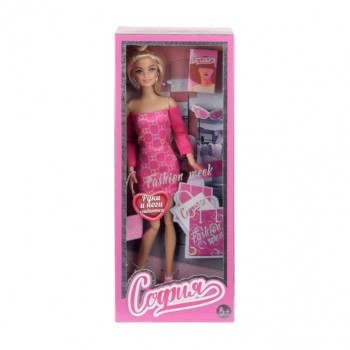 Кукла 29см София, руки и ноги сгиб., акс., кор.