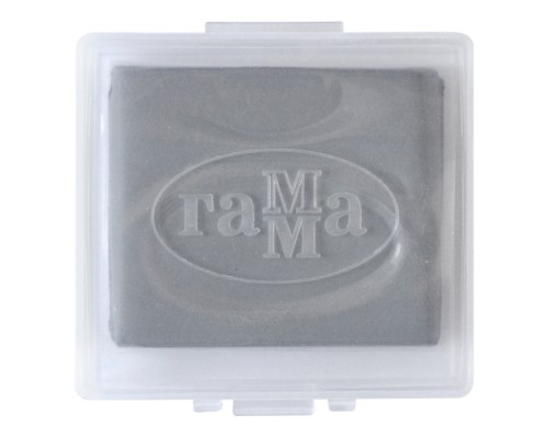 Ластик-клячка Гамма "Студия" 40х35х10мм, серый, пластик. контейнер
