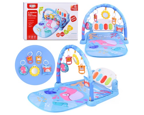 Коврик развивающий "Морское приключение" с пианино, в коробке