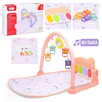 Коврик развивающий "Карусель" с пианино, в коробке