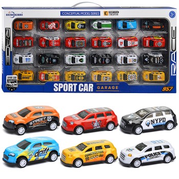 Набор машин "Скоростной заезд" в коробке