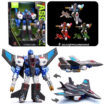 Робот трансформирующийся в истребитель, в коробке