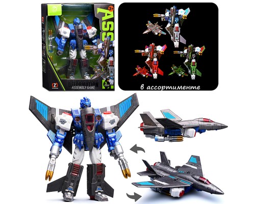 Робот трансформирующийся в истребитель, в коробке