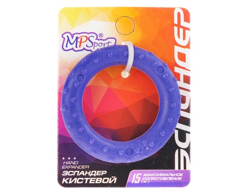 Эспандер-кольцо кистевой, массажный, фиолетовый, (15кг)