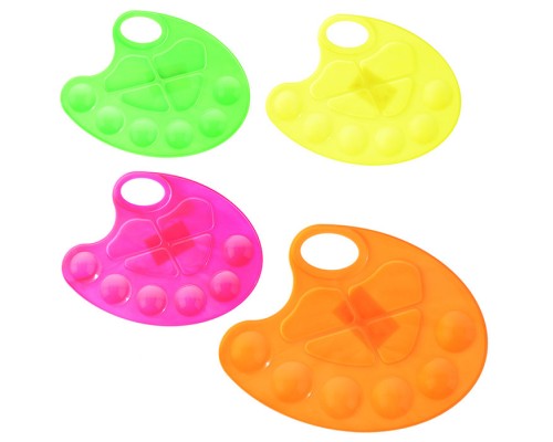 Палитра цветная флуоресцентная, ассорти