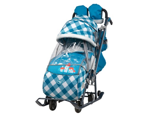Коляска комбинированная "Ника детям 7-4" капри в клетку