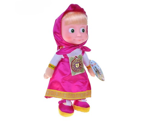 Мягкая игрушка "Маша" 29 см, "Маша и Медведь" муз. чип, в пакете