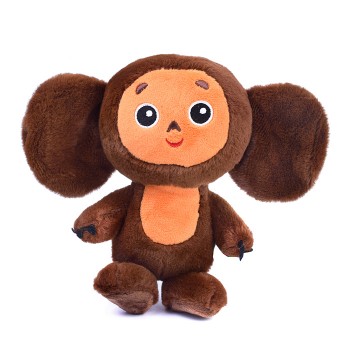 Мягкая игрушка "Чебурашка" 17см, "Союзмультфильм" муз. чип, в пакете