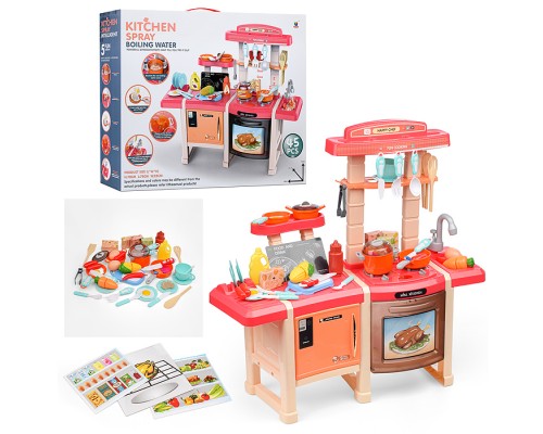 Игровой набор кухня "У шефа" цвет розовый, в коробке
