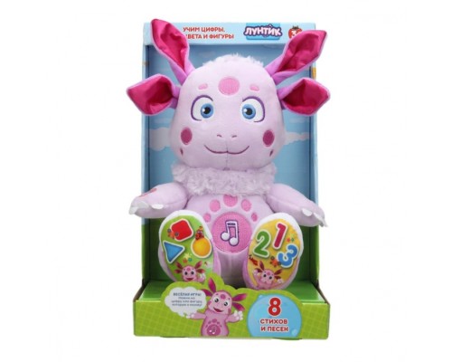 Мягкая игрушка "Лунтик" обучающий 24см (М/Ф "Лунтик и его друзья")