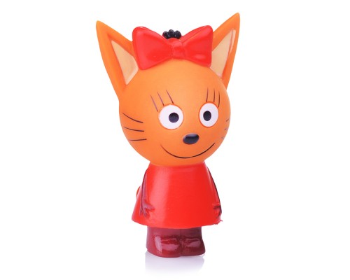 Игрушка для ванны "Три Кота" Карамелька, в сетке