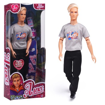 Кукла 29 см Алекс (руки и ноги сгиб.)