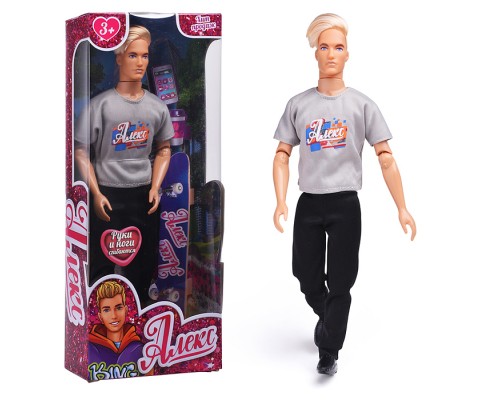 Кукла 29 см Алекс (руки и ноги сгиб.)