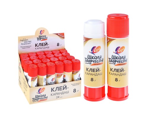 Клей-карандаш "Школа творчества" 8г