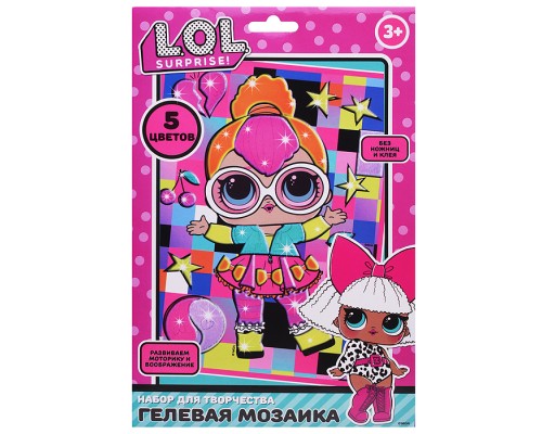 Гелевая мозаика 17x23 см "ЛОЛ"