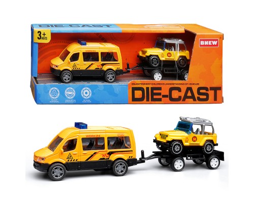 Машина "Стройка" металл, в коробке