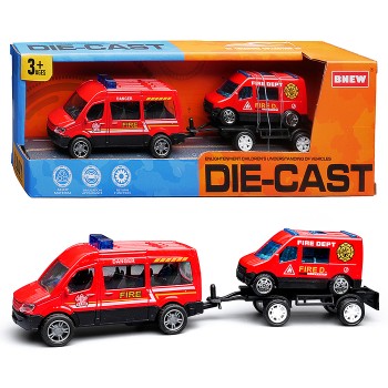 Машина "Пожарная служба" металл, вкоробке