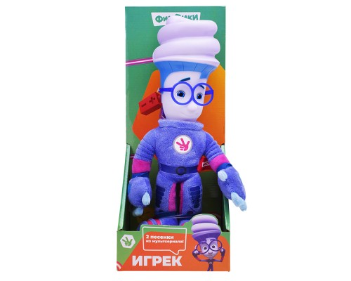 Мягкая игрушка "Фиксики" Игрек 27см, муз. чип, в коробке