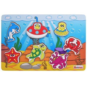 Пазлы деревянные "Океан"