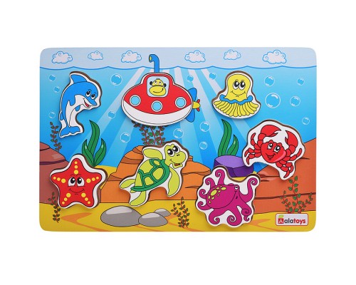 Пазлы деревянные "Океан"