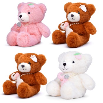 Мягкая игрушка "Медведь в бусах" 30 см