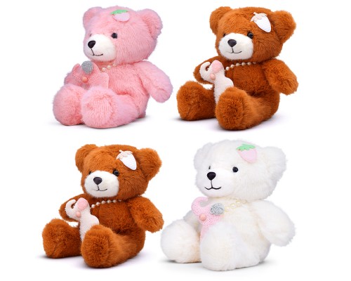 Мягкая игрушка "Медведь в бусах" 30 см