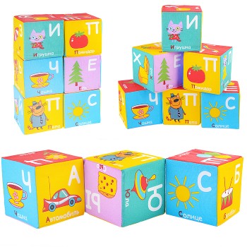 Игрушка кубики "Три Кота" (Алфавит)