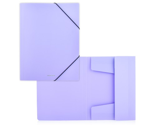 Папка на резинках пластиковая Matt Pastel, A4, ассорти