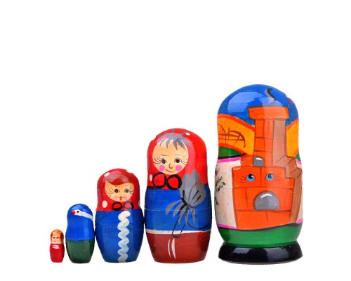 Матрешка Сказка Гуси-Лебеди