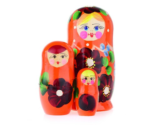 Матрешка 3 в 1 расписн. гуашь