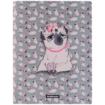 Папка файловая пластиковая Chilling Dog, с 30 карманами, А4