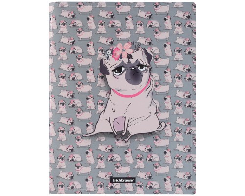 Папка файловая пластиковая Chilling Dog, с 30 карманами, А4