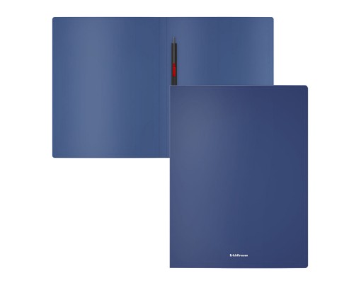 Папка-скоросшиватель пластиковая с пружинным механизмом Matt Classic, A4, ассорти