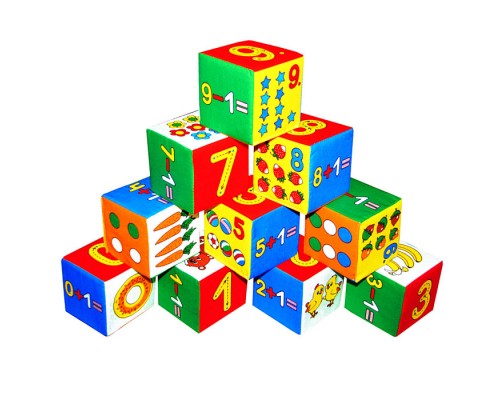 Игрушка кубики "Умная математика"